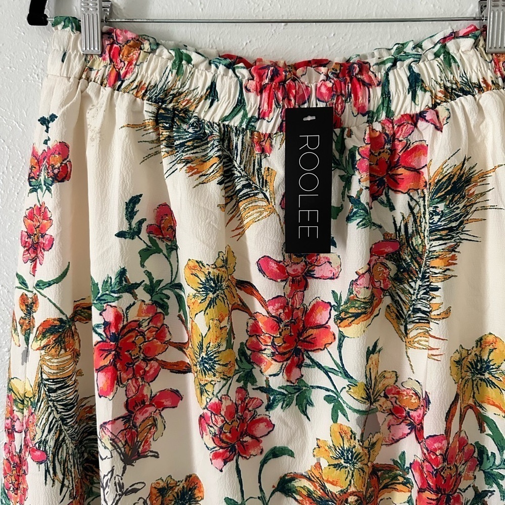 🌟SALE🌟 New with tags!! Roolee floral skirt - Picture 5 of 6